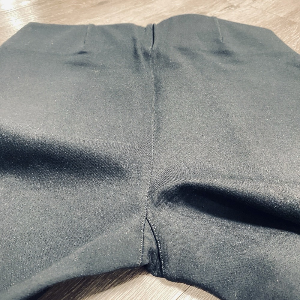 Abercrombie‎ & Fitch Women's Black Ponte Knit Flare Pull-On Pants Size Small